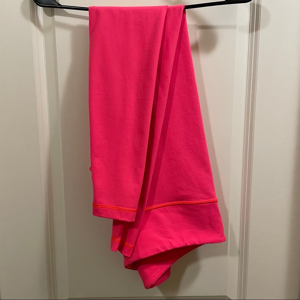 Lululemon Coral/bright pink Leggings